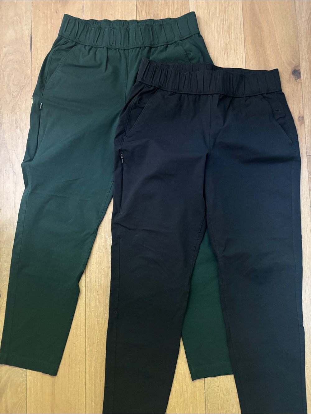 2 pair Alder Open Air pants in one bundle- size large / black & green
